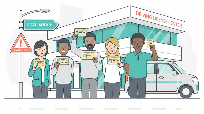 Foreign resident with a Japanese driving license