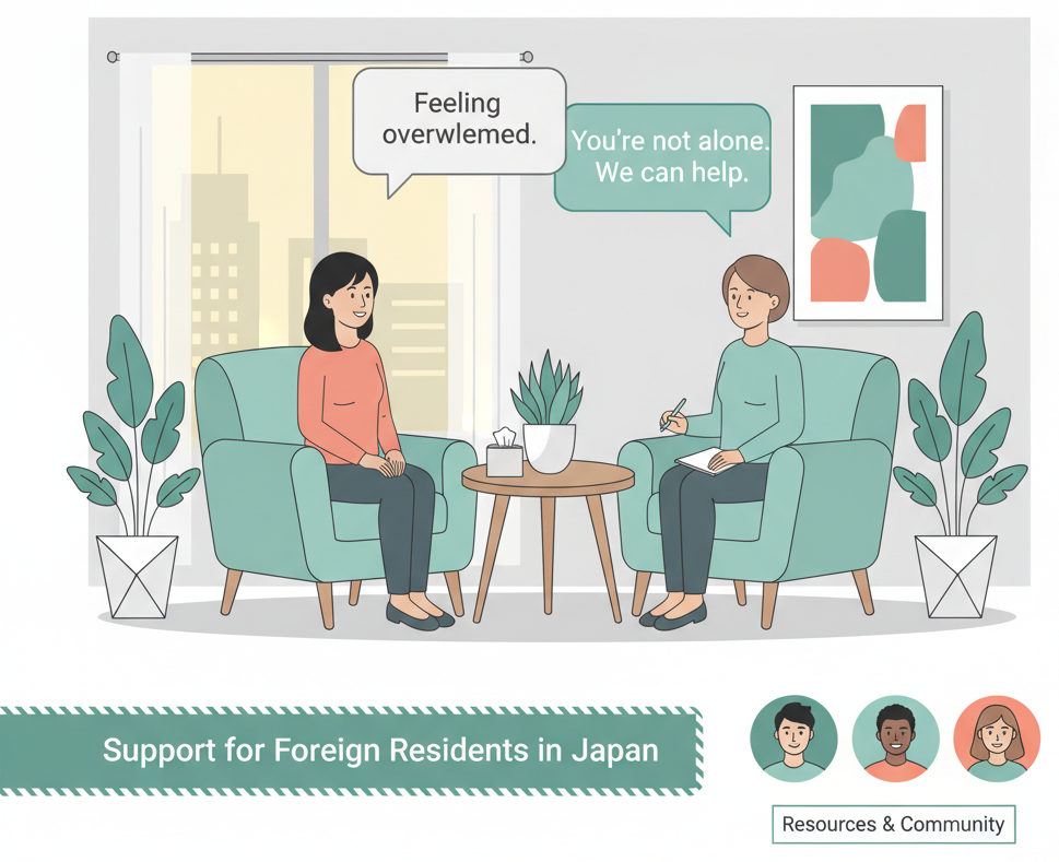 Person receiving supportive mental health counseling in a calm environment